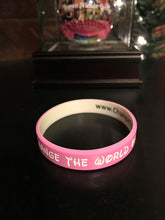 Load image into Gallery viewer, Change the World BabyGirl Wristband
